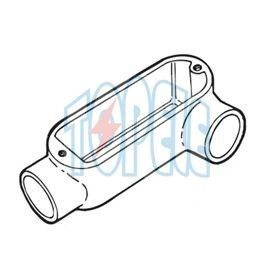 Aluminiowy LL Typ Twardy Przewodnik Ciało Do IMC / 4 Inch Twardy Fitting UL wymienione
